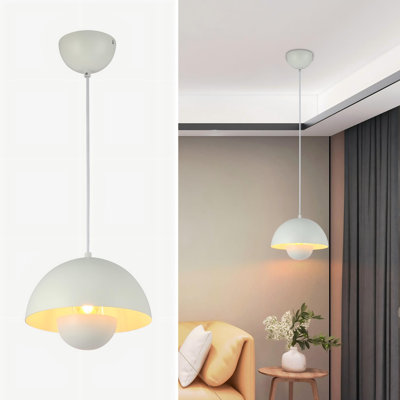 Luminaires suspendus modernes, luminaires de cuisine suspendus au plafond, luminaire suspendu sphérique pour chambre à coucher