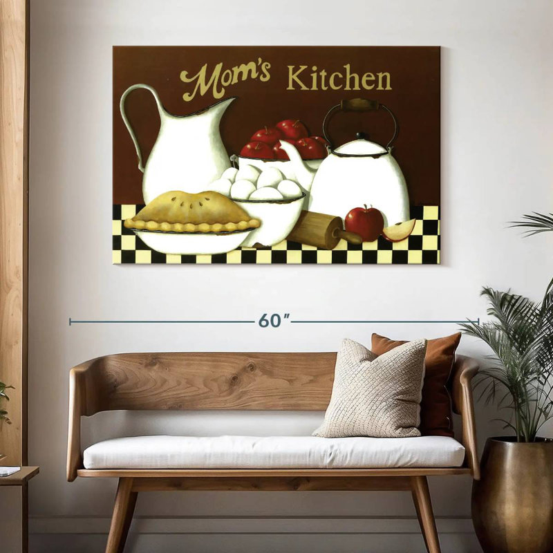 Plaque murale Kema Mom's Kitchen, H 32 po x l 48 po