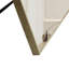 Élégant miroir pleine longueur en bois, miroir autoportant pour chambre à coucher et rangement