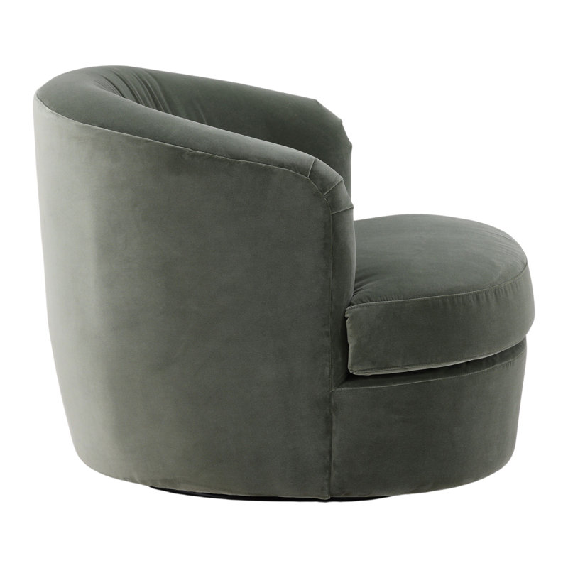 Azura Upholstered Swivel Chair, Sapphire Sage