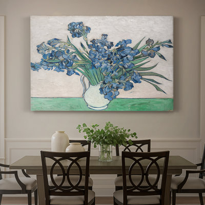 Irises-Vincent van Gogh-Toile tendue avec châssis-1890