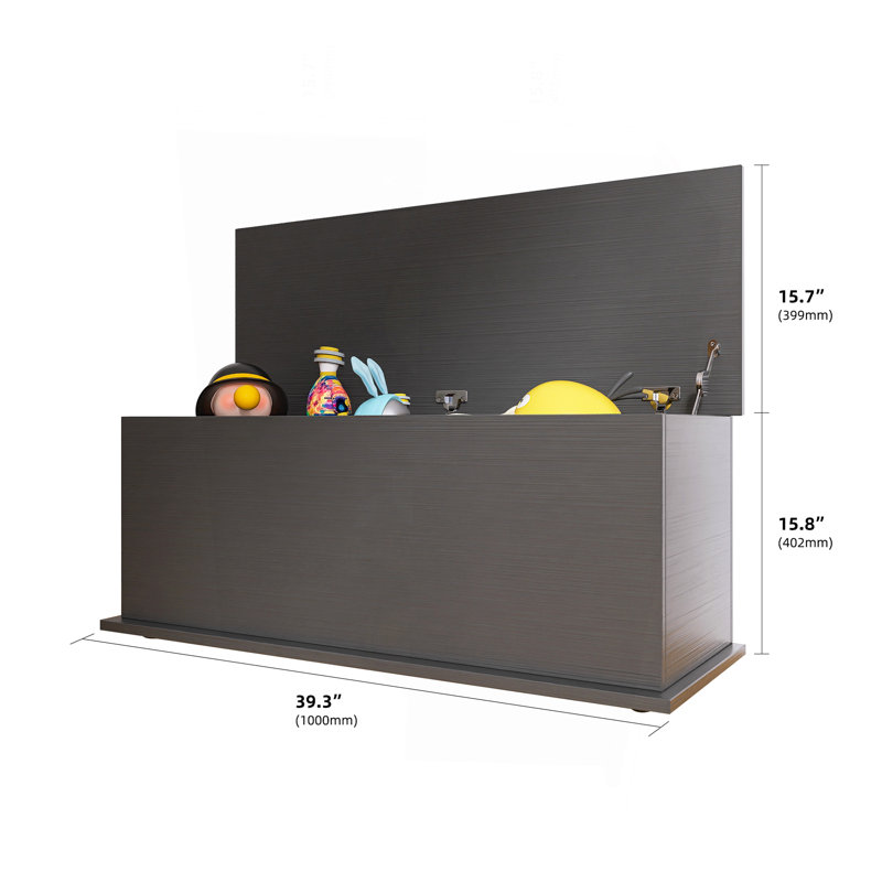 Coffre de rangement, Noir