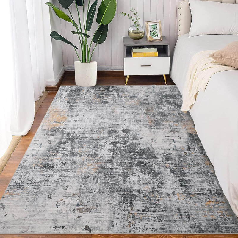 Tapis lavable Modern Modern, Tapis de couloir 2 pi x 6 pi