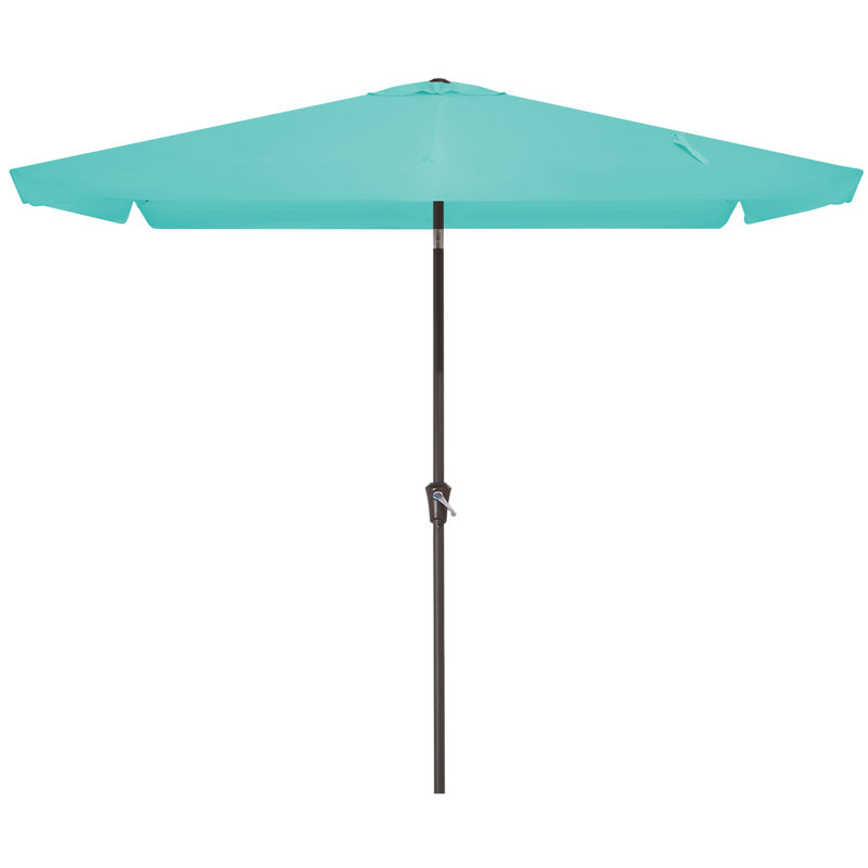 Parasol de marché d'extérieur 6,5 pi x 10 pi, Bleu
