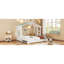 Lit simple avec rangement, lit gigogne en bois, chambre d'enfant moderne-1970389436