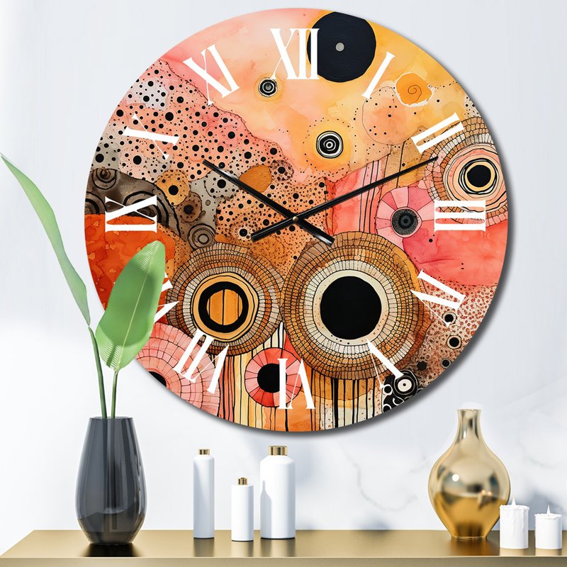 Horloge murale en métal, Petit