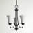 Kistler 3 - Light Steel Dimmable Chandelier-1439271677