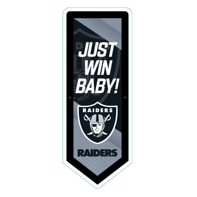 Plaque murale lumineuse NFL, Raiders de Las Vegas