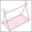 Lit plateforme durable en métal avec structure triangulaire pour une stabilité accrue et un design moderne-186696193