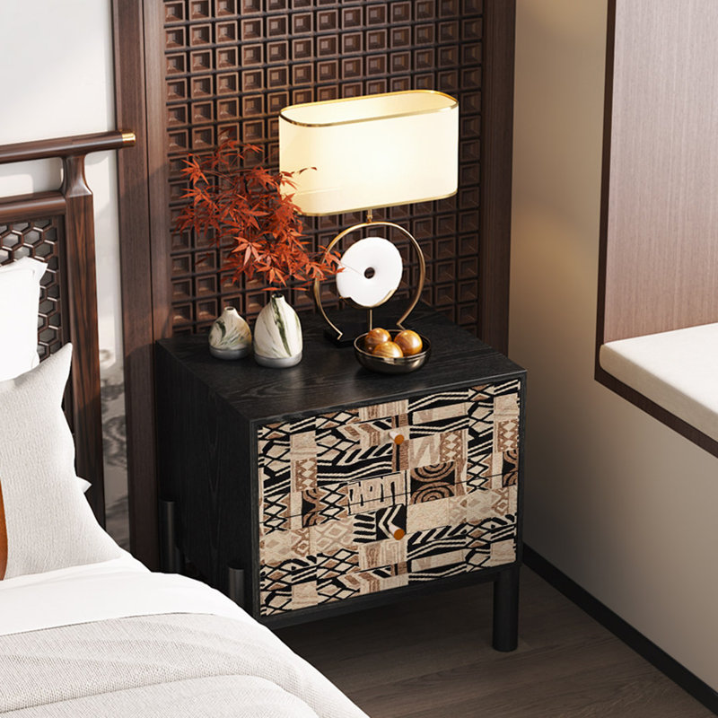 Armoire de rangement Vintage, Noir