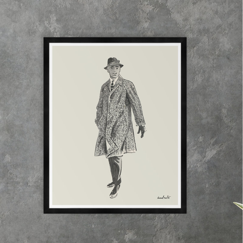 Raincoat Gentlemen Print