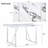 55"Faux Marble Kitchen Table For 4 People(Only Table)