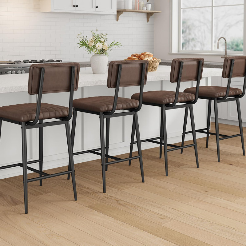 Upholstered Bar Stool, 4