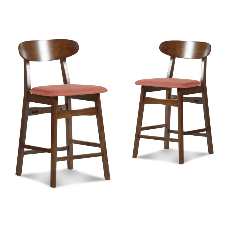 Caveney 23.5'' H Upholstered Side Chair, Orange
