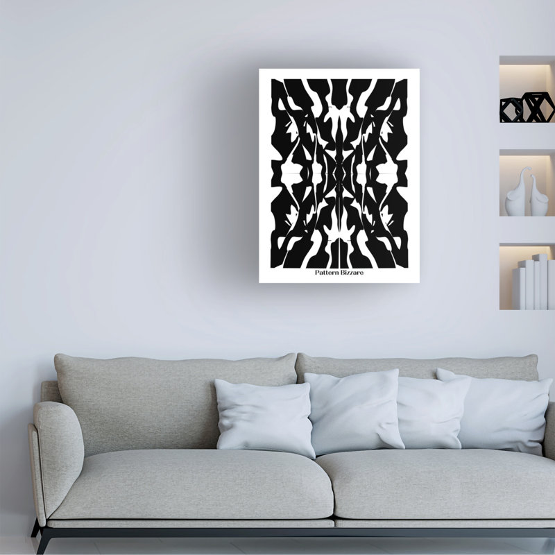 Art sur toile noir, bolologien, petit doyen, H 24 po x l 32 po
