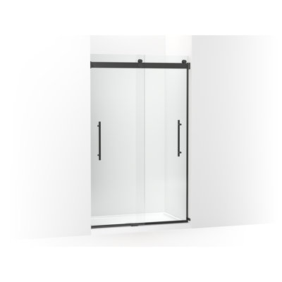 Levity Plus Less Sliding Shower Door, 77-9/16 In. H X 44-5/8 - 47-5/8 In. W, With 5/16 In.-Thick Crystal Clear Glass
