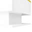Tables basses, tables d'appoint, tables basses au design saisissant avec verre et effet DEL pour les intérieurs domestiques ordinaires