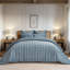 Double Box Stitch Velvet Quilt set-106358833-106358835