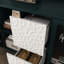 Armoire de cuisine 55 po, avec 2 tiroirs et portes en verre, buffet de salon moderne, buffet de rangement,-778364683
