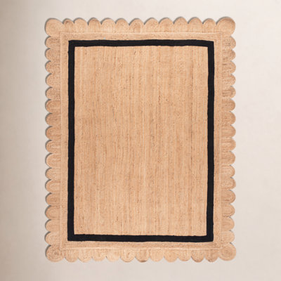 Inaki Hand-Woven Geometric Jute Rug
