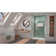 Unidoor-LS 48'' W x 72" H Hinged Frameless Shower Door with ClearMax Technology