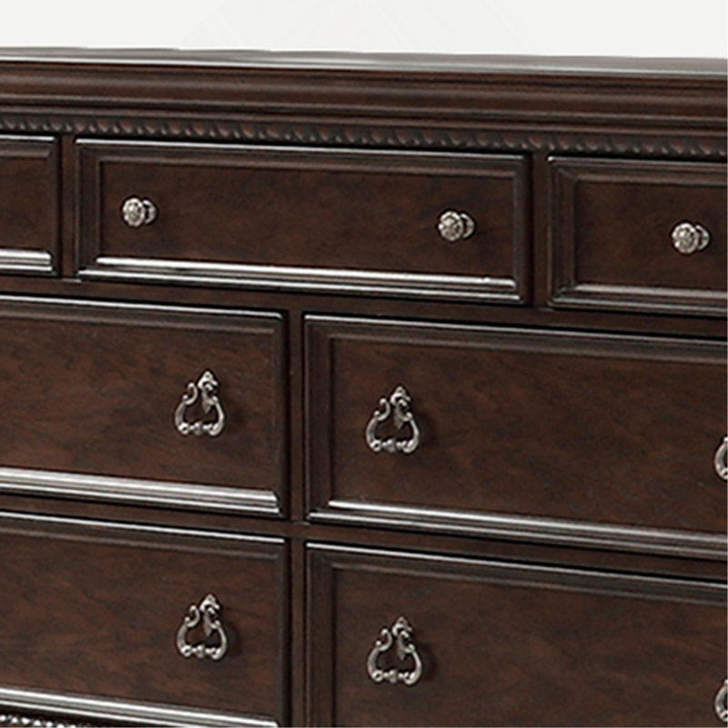 Commode 7 tiroirs en acajou