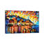 Harbor Of Corsica by Leonid Afremov - Painting on Canvas-1265052787