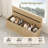 Simple And Stylish 5 Person Corner Breakfast Nook Set With Hidden Storage-1270510311