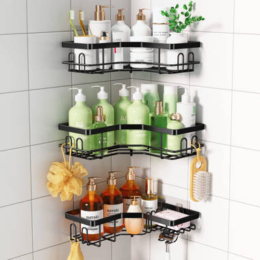 Rebrilliant Luzenia Adhesive Stainless Steel Shower Caddy