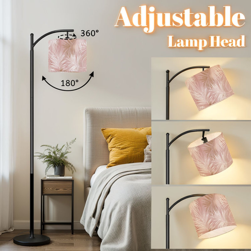Lampe sur pied avec abat-jour réglable Arc