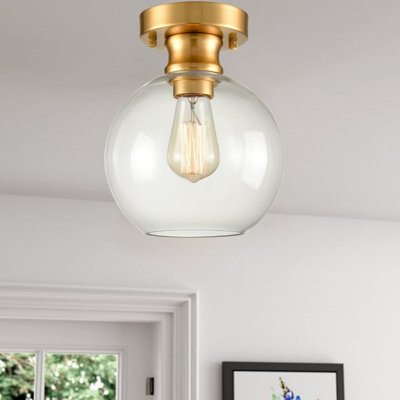 Plafonnier semi-encastré 1 lumière 7,8 po
