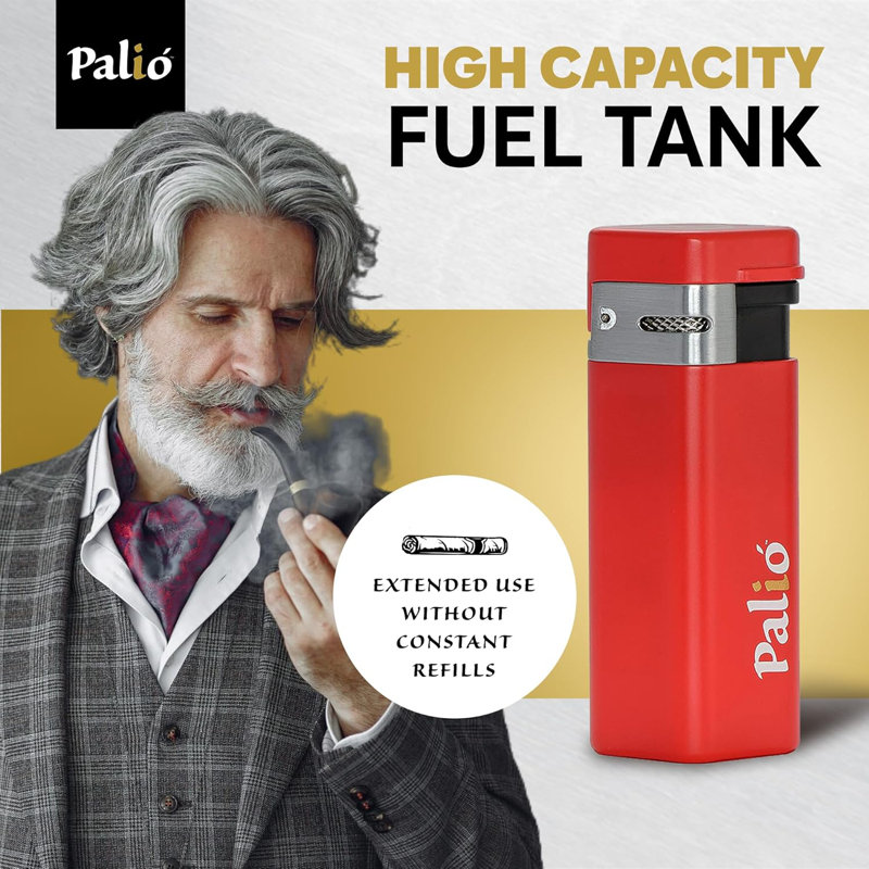 Briquet à trois jets Palio Treo, Rouge