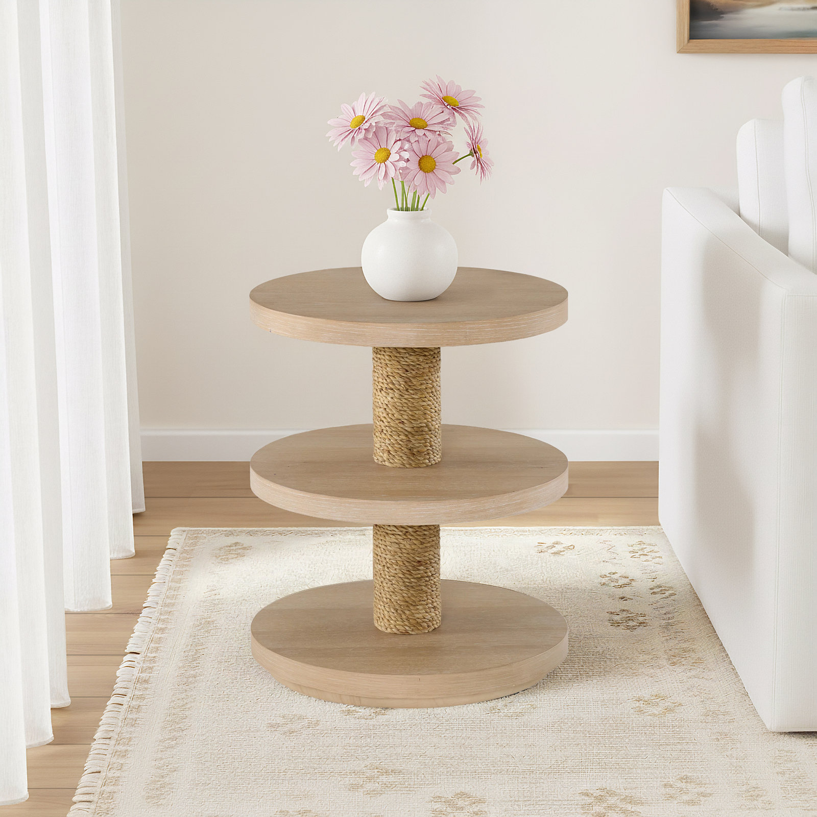 Lana 20" Pine End Table