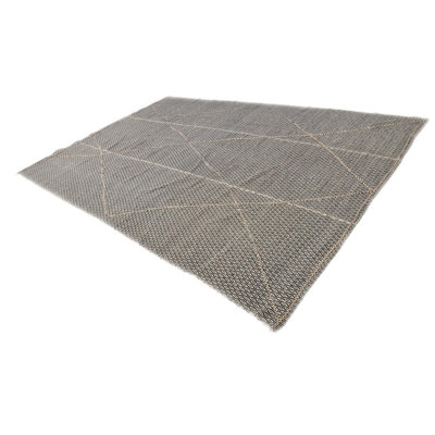 Tapis noir et blanc Noles