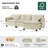 108" W Modern Sectional with Ottoman-2015922788