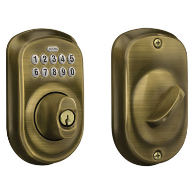 Schlage Keypad Deadbolt with Plymouth Trim