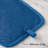 MARTHA STEWART Strie Medallion Pot Holder 2-Pack Set Navy Blue 7"x10"