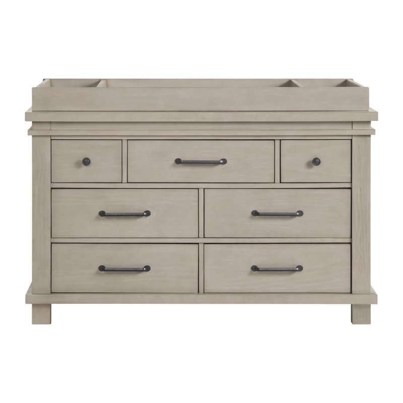 Commode 7 tiroirs Hampton, Délavé à la pierre