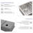 33X19 Undermount Double Bowl Kitchen Sink (50/50) In 18 Gauge Stainless Steel With 9 Inch Deep Basin