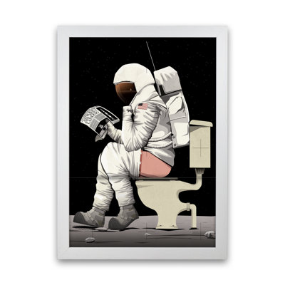 Moon On Loo - Print