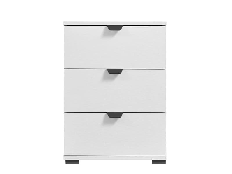 Camalla 45cm W Manufactured Wood Bedside Table, White