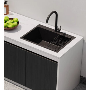 All-Weather Aluminum Wash Basin with Stone Counter