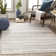 Behan Striped Medium Gray/Tan/Camel Rug