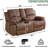 69" Manual Recliner Loveseat With Cup Holders &  Storage-842969316