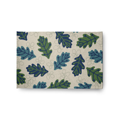 Chenille Floral Indoor Rug