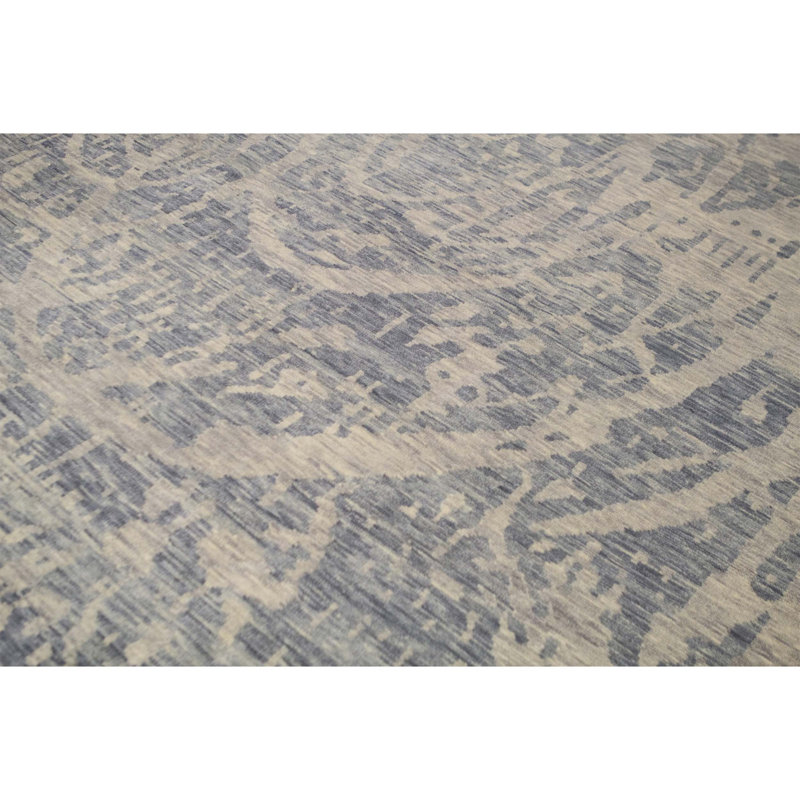 South Sea Hand Woven Wool Abstract Area Rug