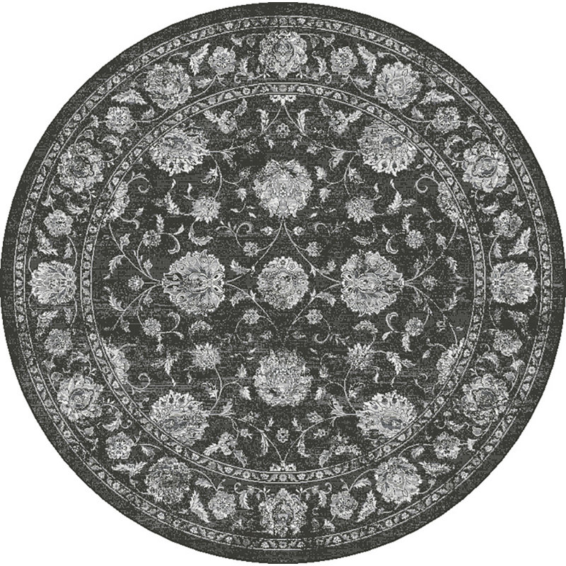 Attell Oriental Indoor Rug, Round 7'10"