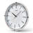 White Round Analog Wall Clocks