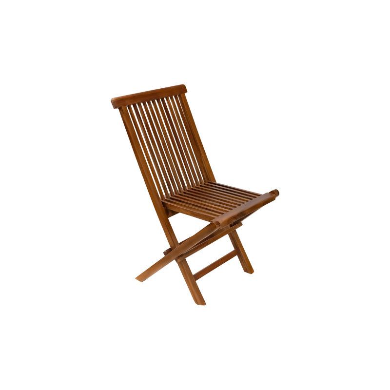 Chaise pliante d'extérieur en teck Nordic, Huilé / teint
