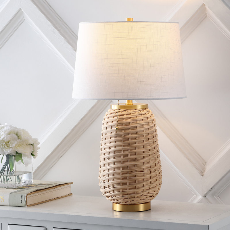 Lampe de table brun clair 25 po Zelie